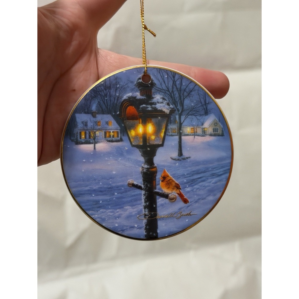Darrell Bush "Warmth of Winter" Christmas ornament